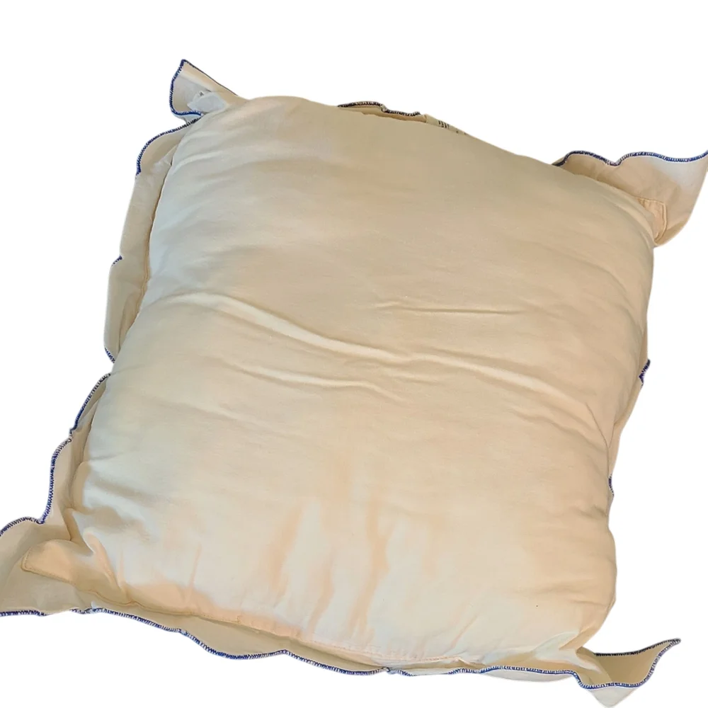 Embroidered Cream Pillow Set